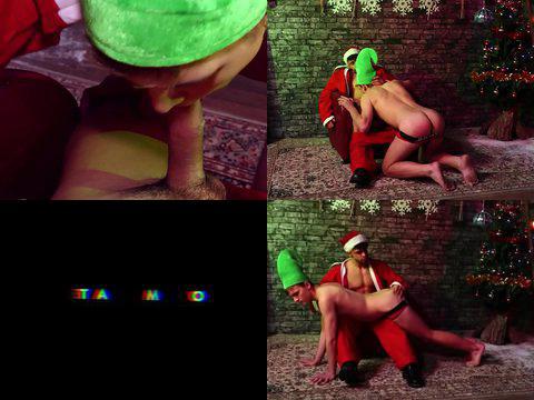Young pakistan  elf gets his gay hole raw fucked and deep fisted by sexy muscle Santa! - Fist Fucking Christmas!